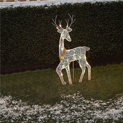 Load image into Gallery viewer, Christmas Iron Deer LED Light
