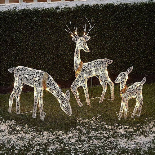 Load image into Gallery viewer, Christmas Iron Deer LED Light
