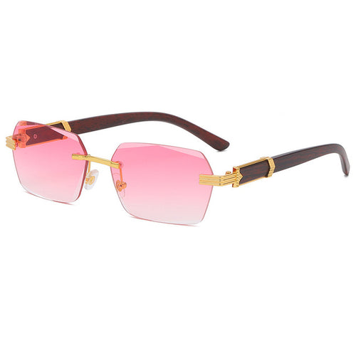 Load image into Gallery viewer, Rimless Steampunk Frameless Sunglasses
