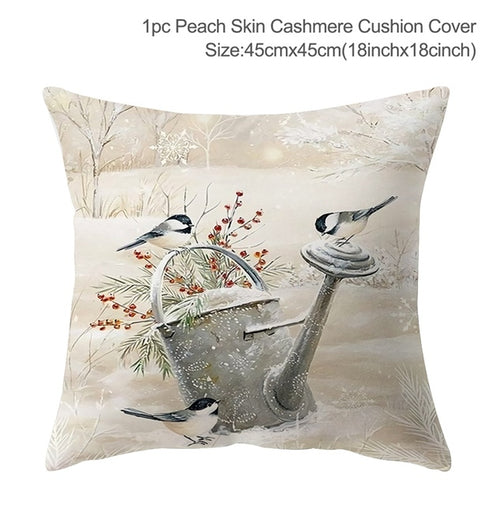 Load image into Gallery viewer, Christmas Elk Tree Cushion Cover
