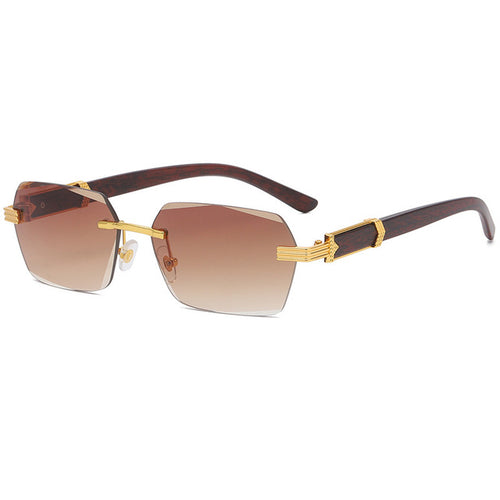 Load image into Gallery viewer, Rimless Steampunk Frameless Sunglasses
