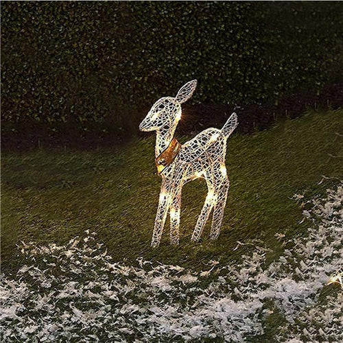 Load image into Gallery viewer, Christmas Iron Deer LED Light
