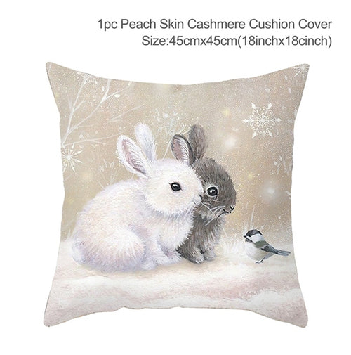 Load image into Gallery viewer, Christmas Elk Tree Cushion Cover
