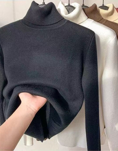 Load image into Gallery viewer, Women Turtleneck Autumn Winter Sweater
