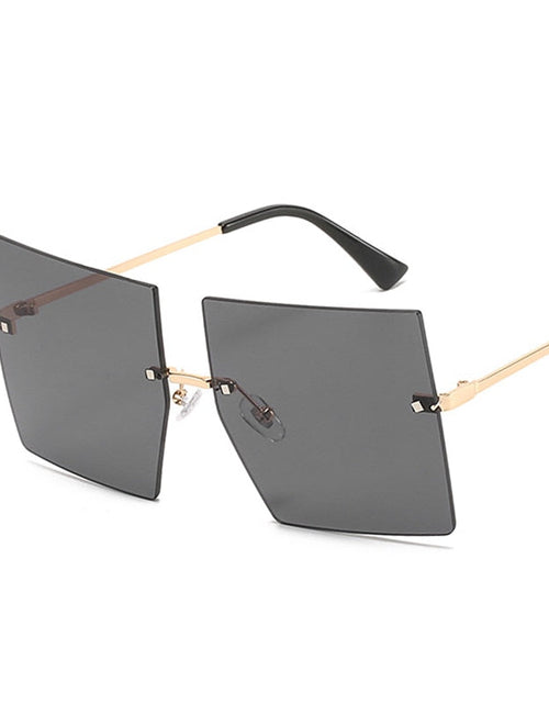 Load image into Gallery viewer, Oversized Rimless Square Sunglasses
