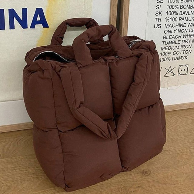 Zipper Cotton-padded Jacket Bags