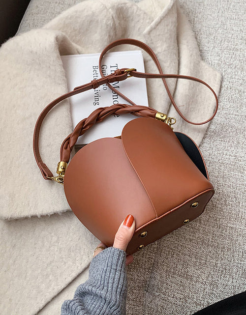 Load image into Gallery viewer, Retro Bucket Shoulder Bag
