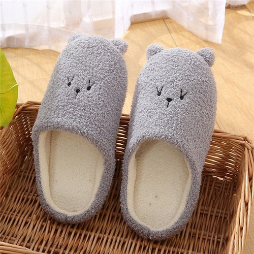 Load image into Gallery viewer, Love Heart Fluffy Slippers
