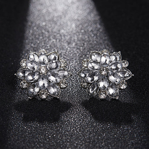 Load image into Gallery viewer, Christmas Snowflake Stud Earrings
