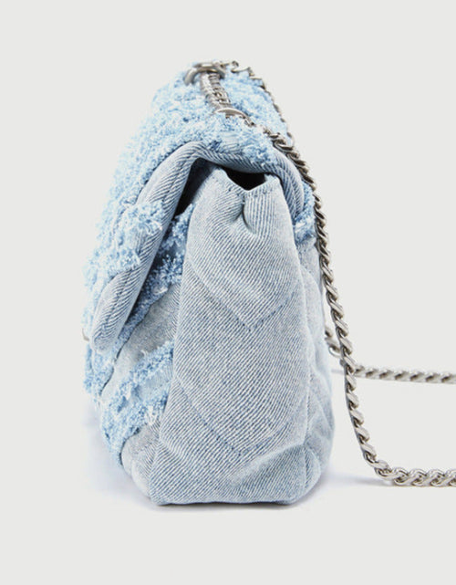 Load image into Gallery viewer, Denim Chain Bag
