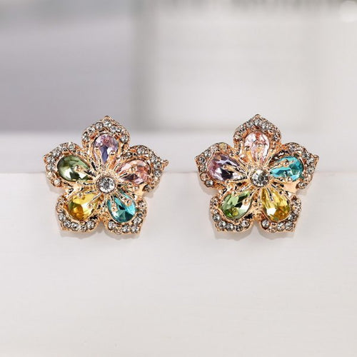 Load image into Gallery viewer, Christmas Snowflake Stud Earrings
