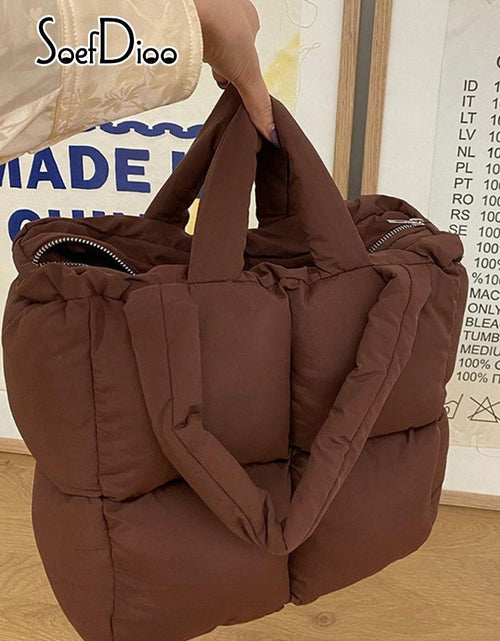 Load image into Gallery viewer, Zipper Cotton-padded Jacket Bags
