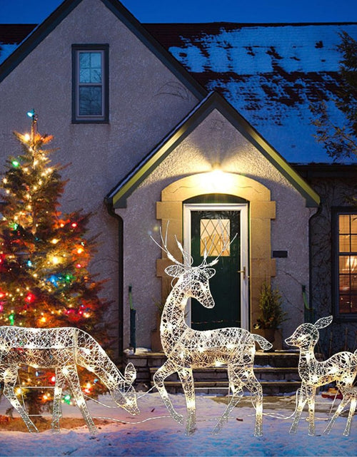 Load image into Gallery viewer, Christmas Iron Deer LED Light
