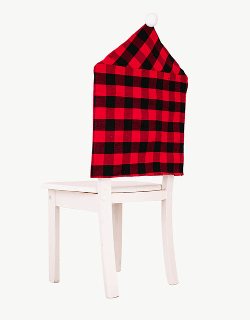 Load image into Gallery viewer, 2-Pack Christmas Plaid Chair Covers
