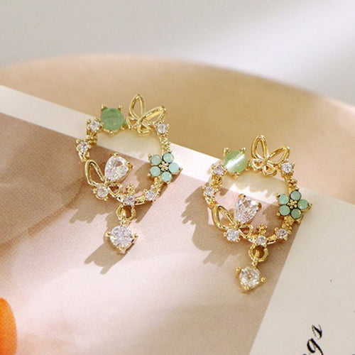 Load image into Gallery viewer, Christmas Snowflake Stud Earrings
