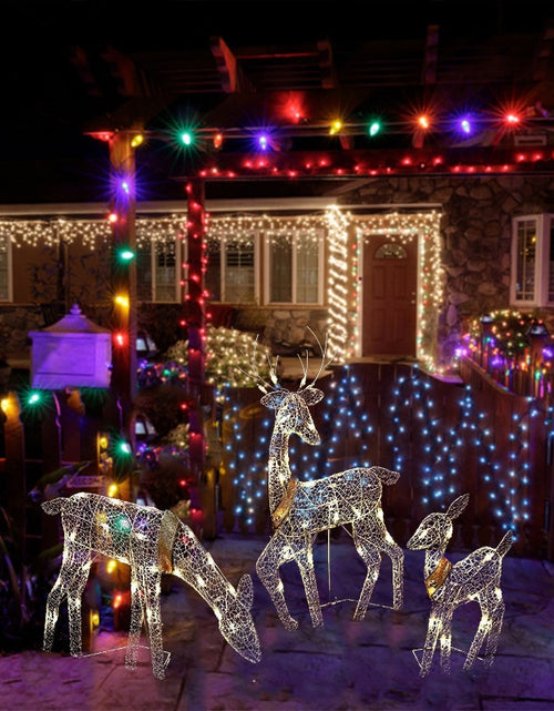 Load image into Gallery viewer, Christmas Iron Deer LED Light
