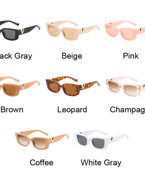 Load image into Gallery viewer, Rectangle Retro Sunglasses
